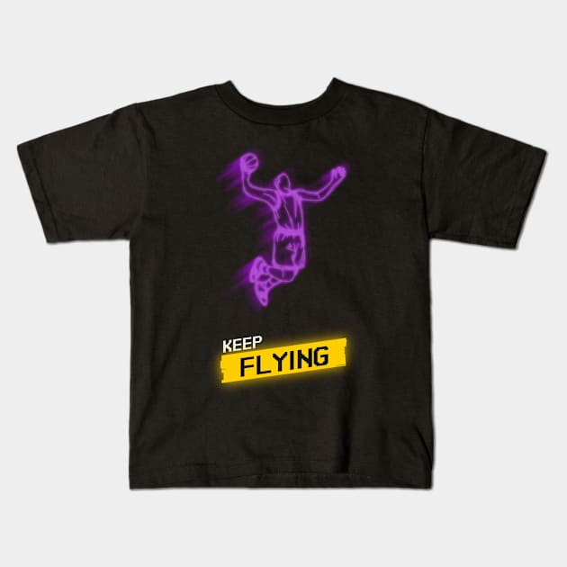 Keep Flying Kids T-Shirt by osaya